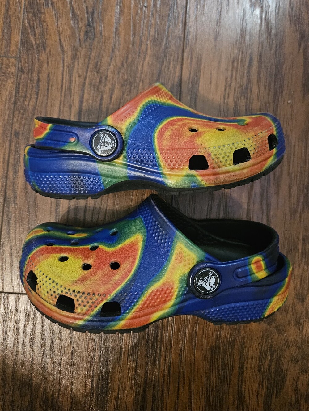 Kids Tie-Dye Croc Sandals